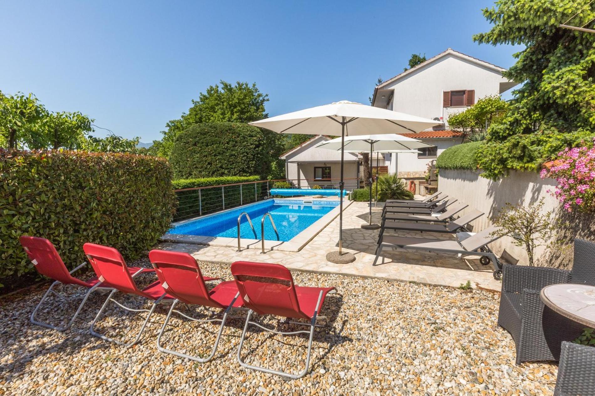 Apartments Dorijan With Pool Matulji Exterior foto